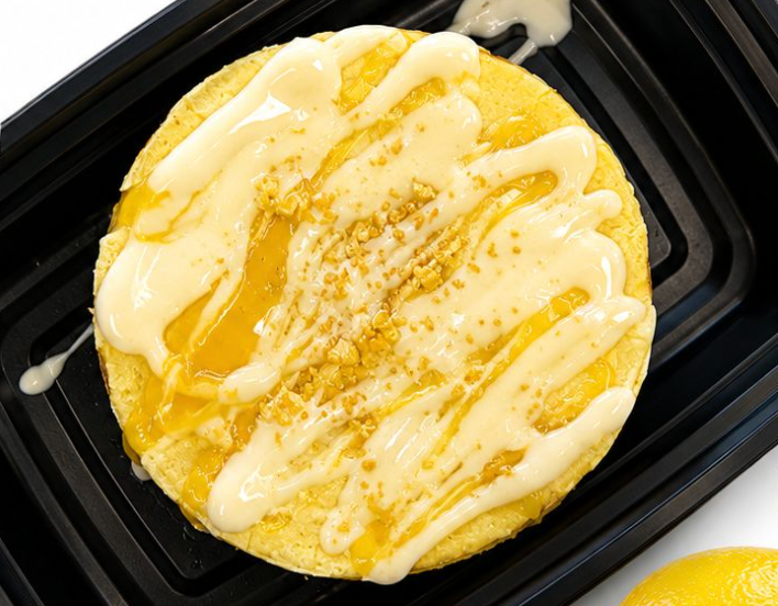 NEW Feast Mode high protein lemon meringue cheesecake