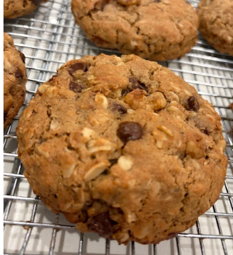 Handsome Crumb GIANT protein chocolate chip oatmeal cookie